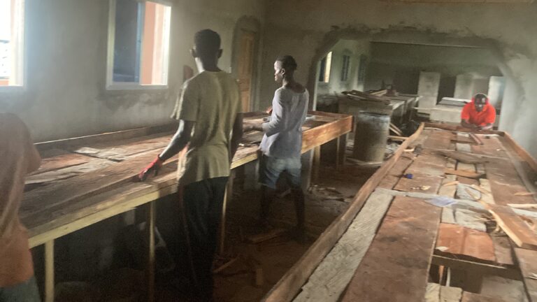 Ongoing Construction of the Science Lab